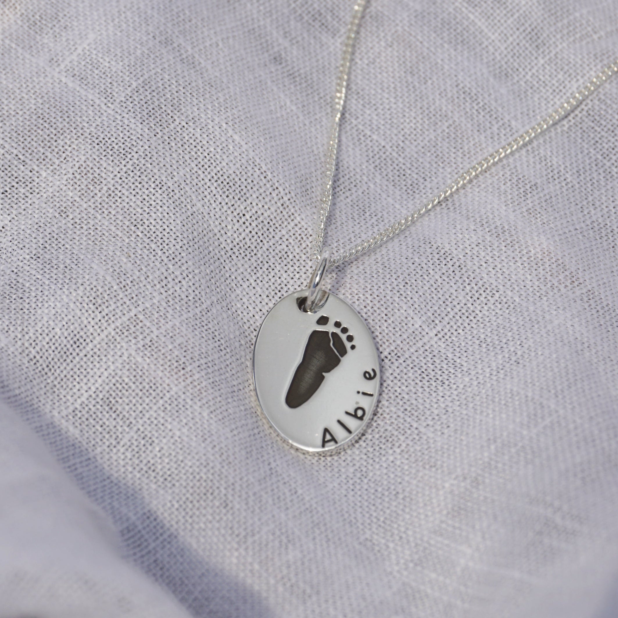 Small Hand & Foot Pendant