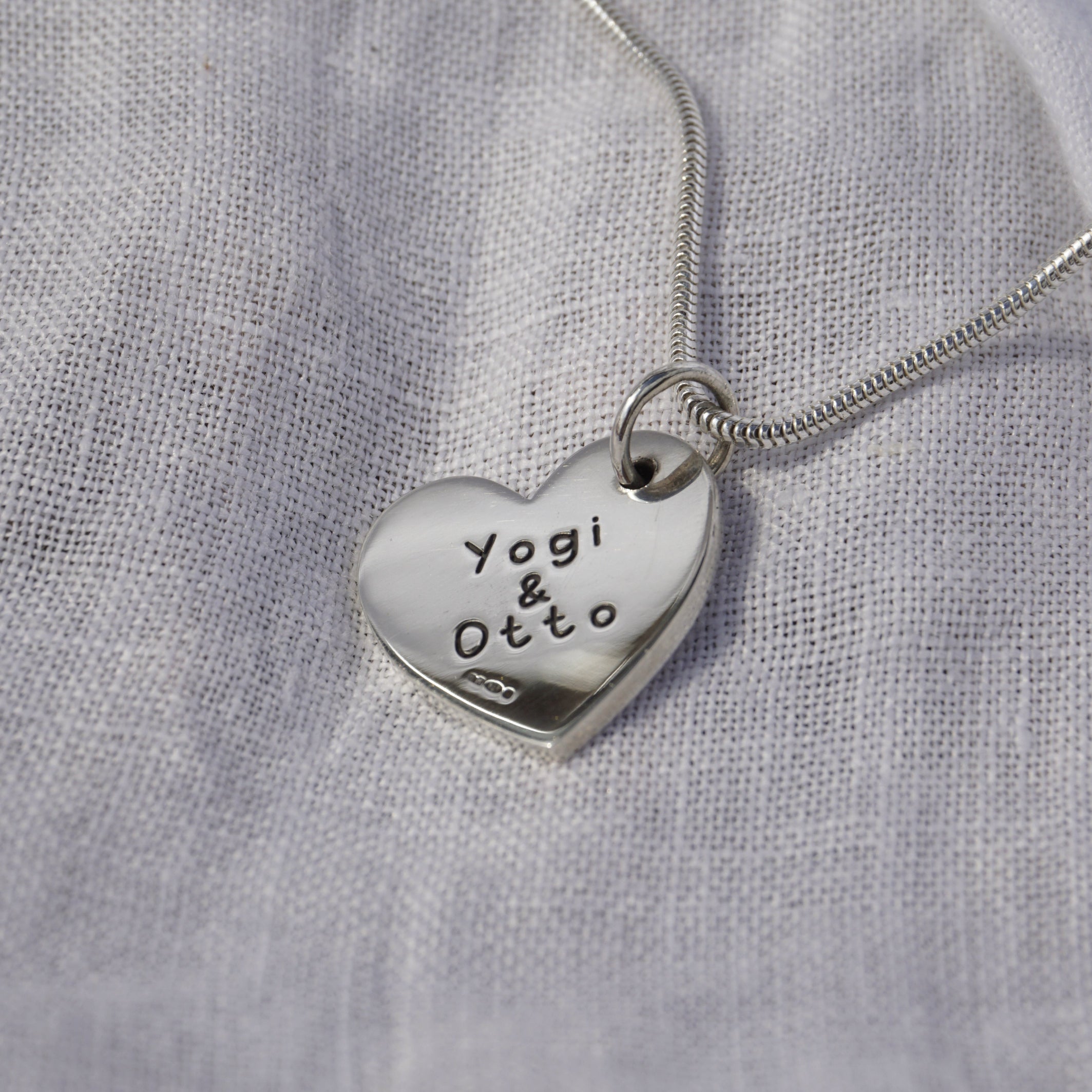 Double Pawprint Pendant