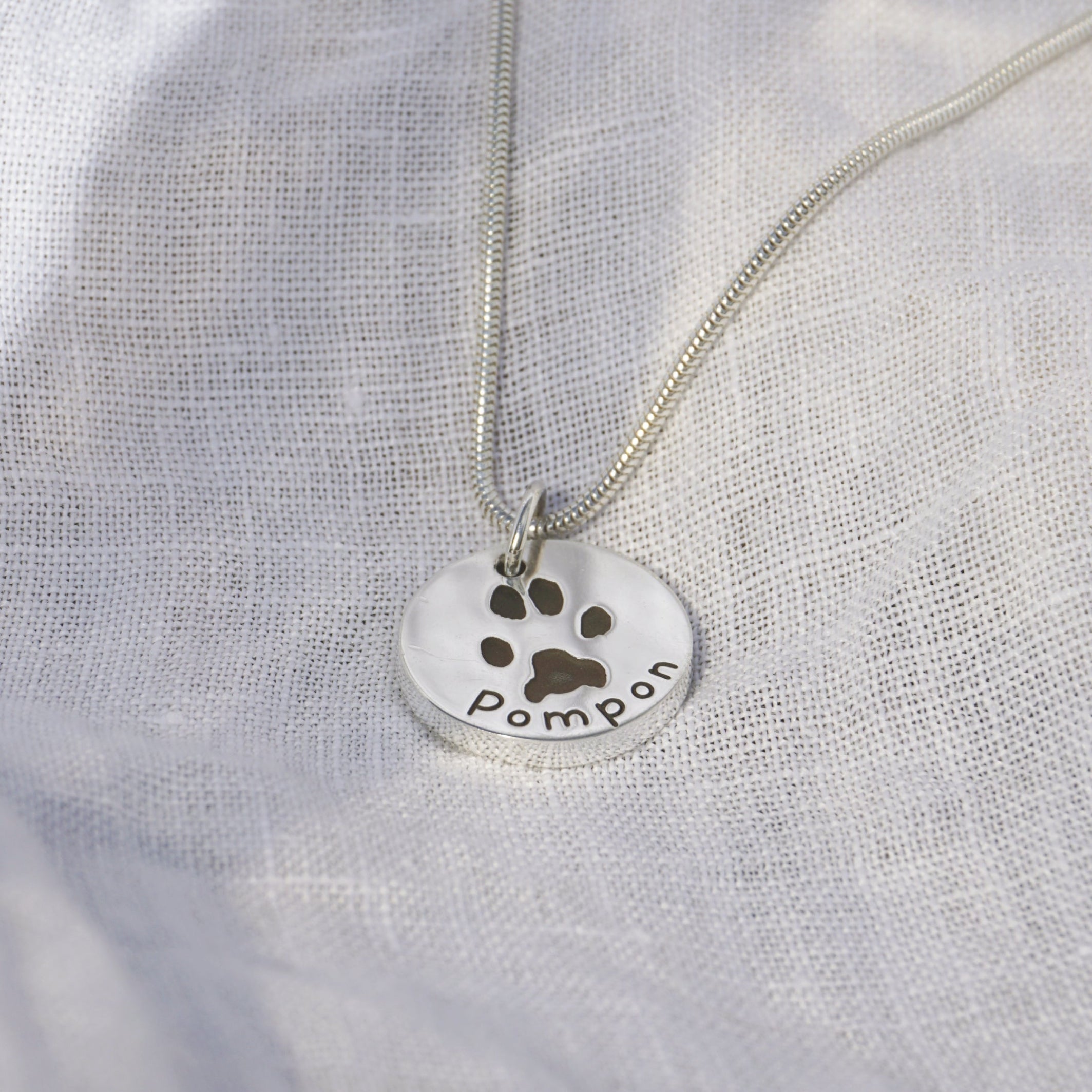 Large Pawprint Pendant
