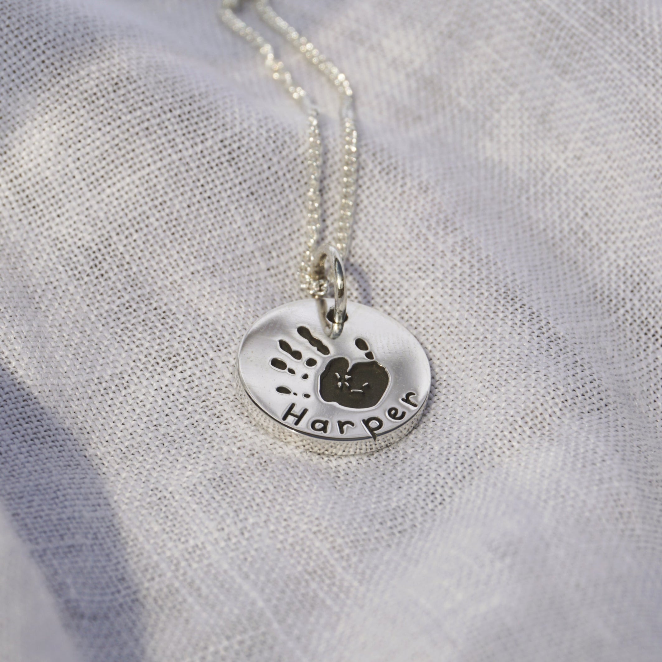 Small Hand & Foot Pendant